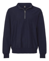 Hanes Unisex Beefy® Sweats Premium Heavyweight Quarter-Zip Sweatshirt. OG900 - Athletic Navy