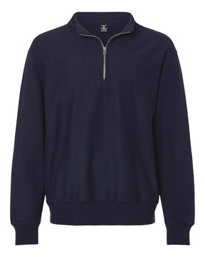 Hanes Unisex Beefy® Sweats Premium Heavyweight Quarter-Zip Sweatshirt. OG900 - Athletic Navy