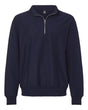 Hanes Unisex Beefy® Sweats Premium Heavyweight Quarter-Zip Sweatshirt. OG900 - Athletic Navy