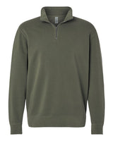 Independent Trading Co. Unisex Pigment-Dyed Quarter-Zip Pullover. PRM4600QZ - Pigment Army