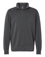 Independent Trading Co. Unisex Pigment-Dyed Quarter-Zip Pullover. PRM4600QZ - Pigment Black