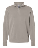 Independent Trading Co. Unisex Pigment-Dyed Quarter-Zip Pullover. PRM4600QZ - Pigment Cement