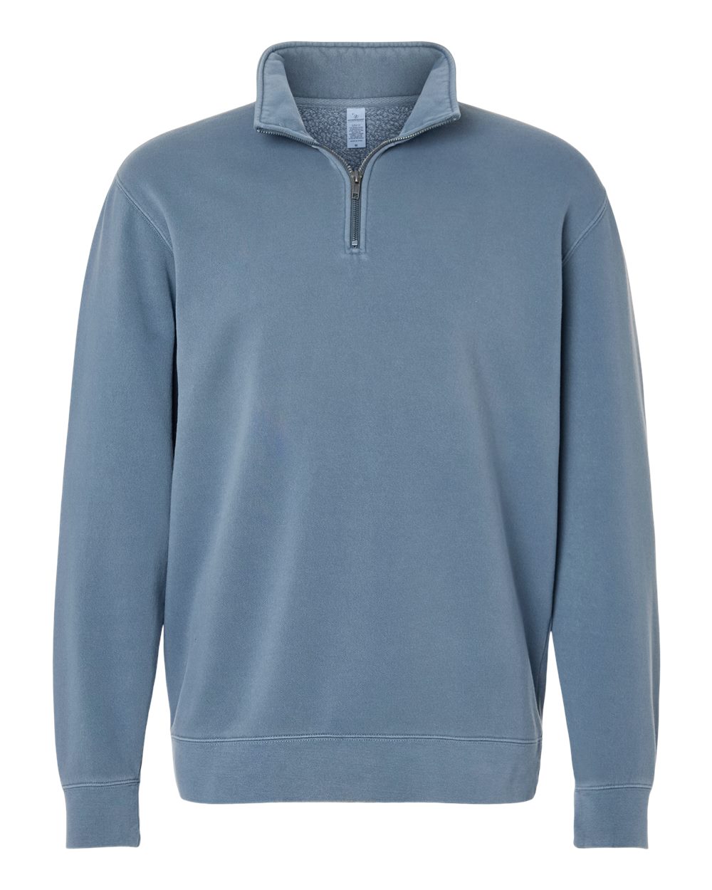 Independent Trading Co. Unisex Pigment-Dyed Quarter-Zip Pullover. PRM4600QZ - Pigment Slate Blue