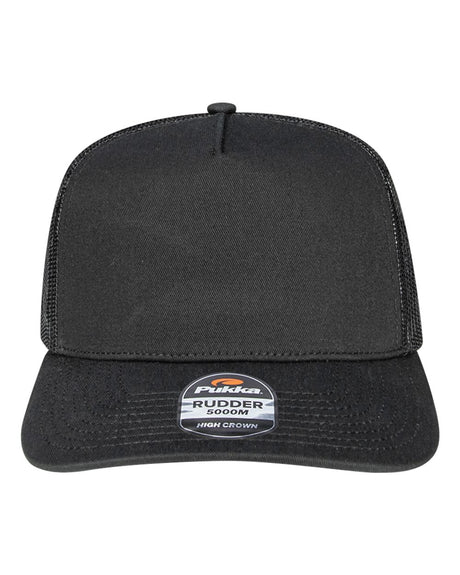 Pukka Rudder Five-Panel Cap. 5000M - Black