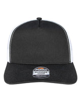 Pukka Rudder Five-Panel Cap. 5000M - Black/ White