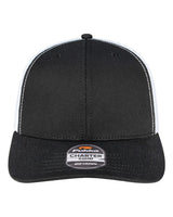 Pukka Charter Six-Panel Cap. 6101M - Black/ White