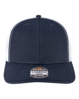 Pukka Charter Six-Panel Cap. 6101M - Navy/ White