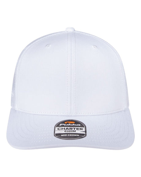 Pukka Charter Six-Panel Cap. 6101M - White