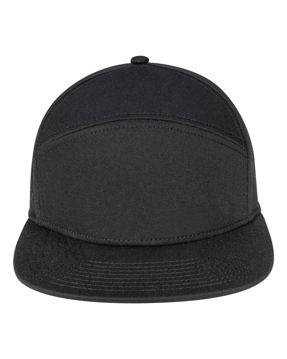 Pukka Tradesman Hybrid Six-Panel Cap. 7001P - Black