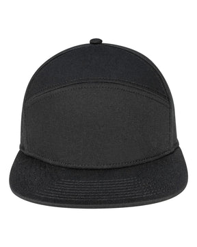 Pukka Tradesman Hybrid Six-Panel Cap. 7001P - Black