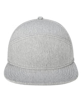 Pukka Tradesman Hybrid Six-Panel Cap. 7001P - Grey Heather