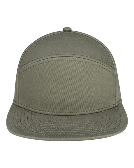 Pukka Tradesman Hybrid Six-Panel Cap. 7001P - Olive Green
