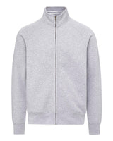 MV Sport Men's Vintage Fleece Track Jacket. 25157 - Heather Gray