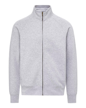 MV Sport Men's Vintage Fleece Track Jacket. 25157 - Heather Gray