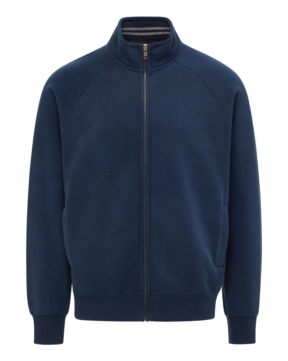 MV Sport Men's Vintage Fleece Track Jacket. 25157 - Navy