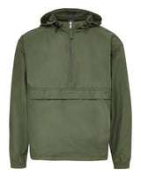 MV Sport Men's Pioneer Packable Wind Breaker Jacket. 25602 - Bronze Green