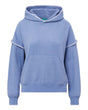 MV Sport Women's Mood & Vibe™ Teegan Crafty Hooded Sweatshirt. W25115 - Blue Iris