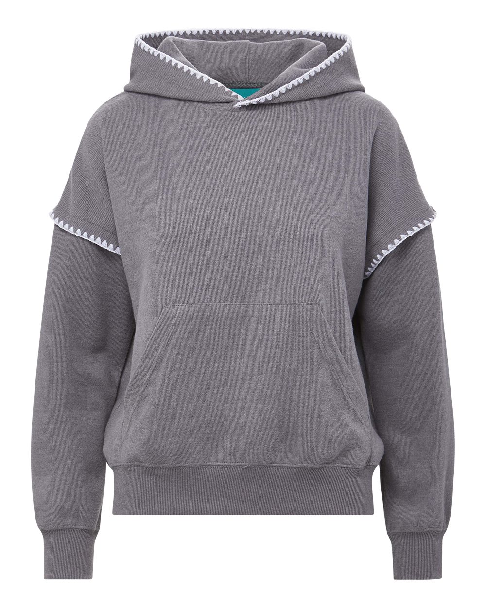 MV Sport Women's Mood & Vibe™ Teegan Crafty Hooded Sweatshirt. W25115 - Graphite