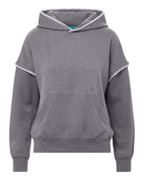 MV Sport Women's Mood & Vibe™ Teegan Crafty Hooded Sweatshirt. W25115 - Graphite