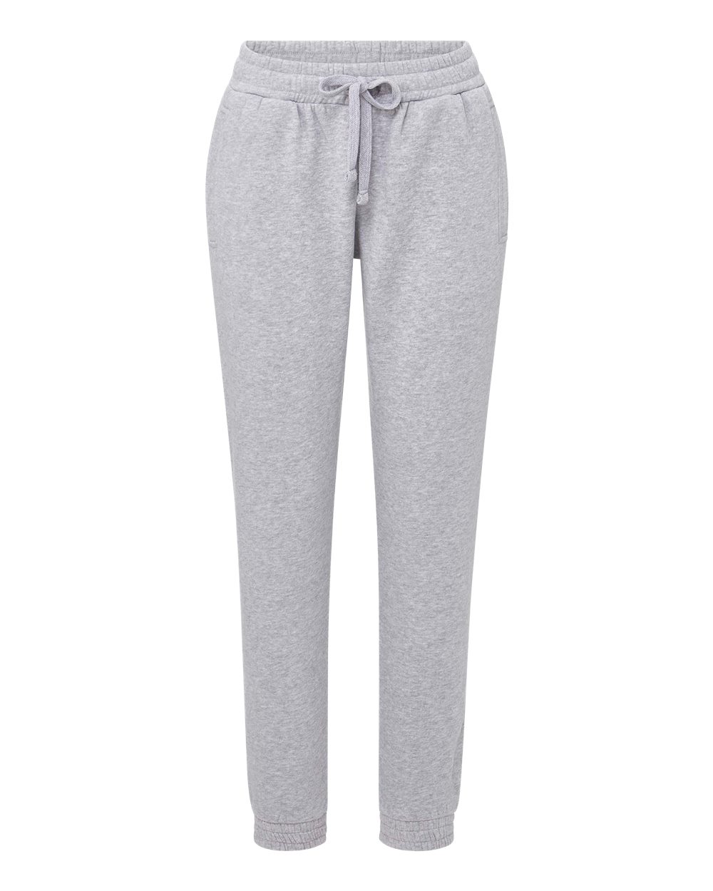 MV Sport Women's Vintage Fleece Joggers. W25153 - Heather Grey