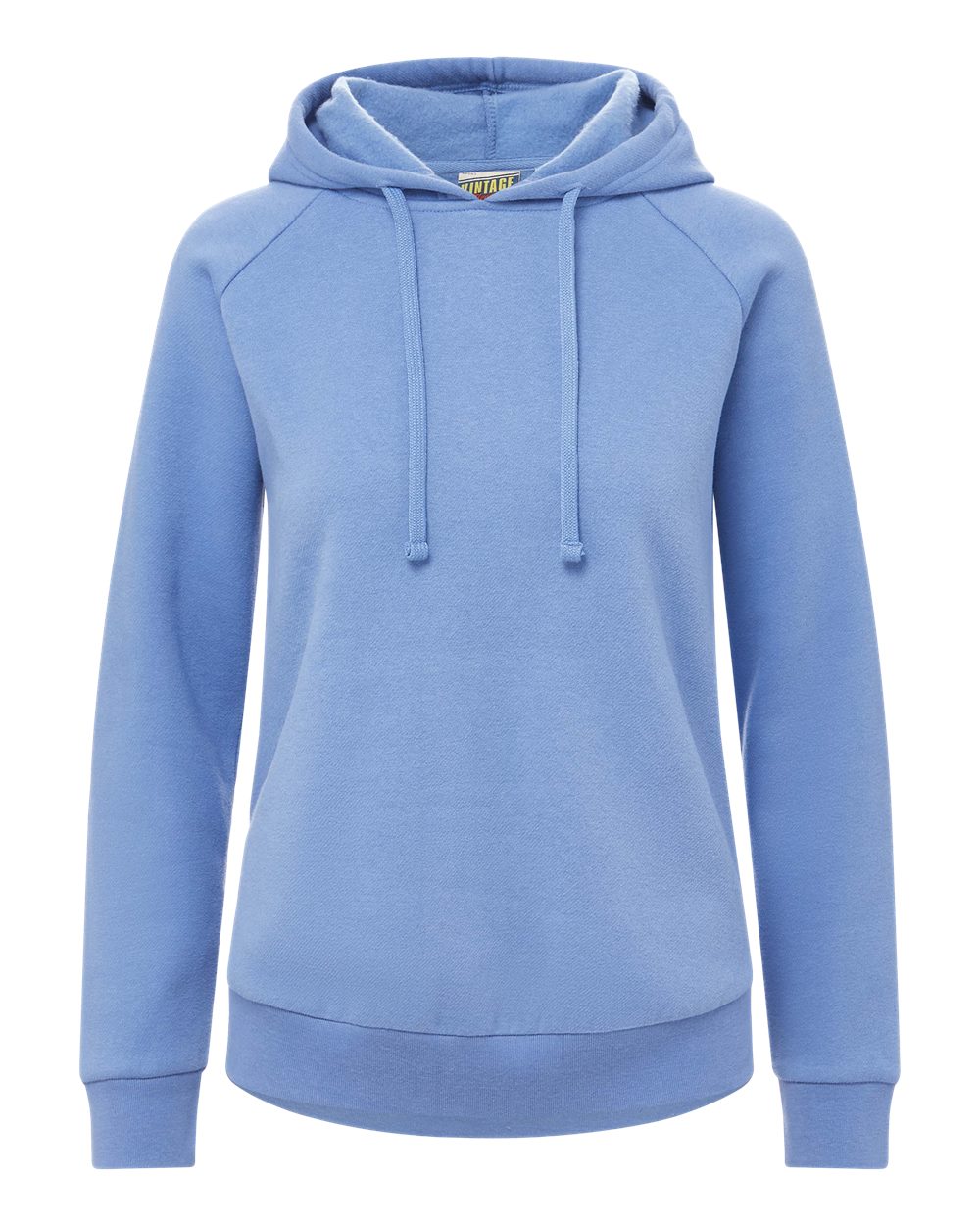 MV Sport Women's Vintage Fleece Hooded Sweatshirt. W25164 - Blue Iris