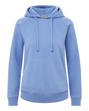 MV Sport Women's Vintage Fleece Hooded Sweatshirt. W25164 - Blue Iris