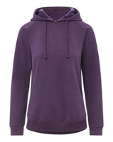 MV Sport Women's Vintage Fleece Hooded Sweatshirt. W25164 - Eggplant