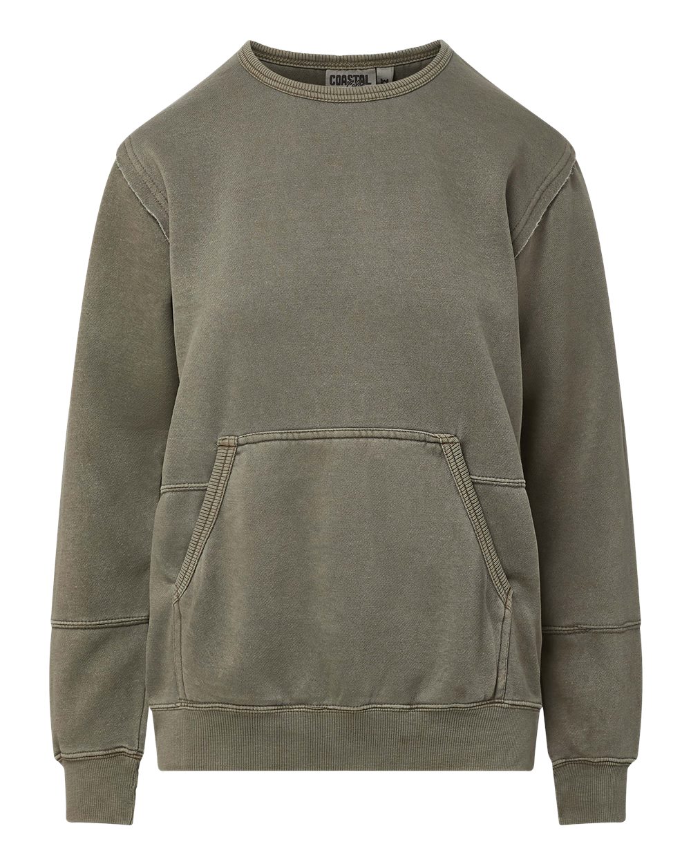 MV Sport Women's Coastal Color™ Sweatshirt. W25167 - Olive Branch