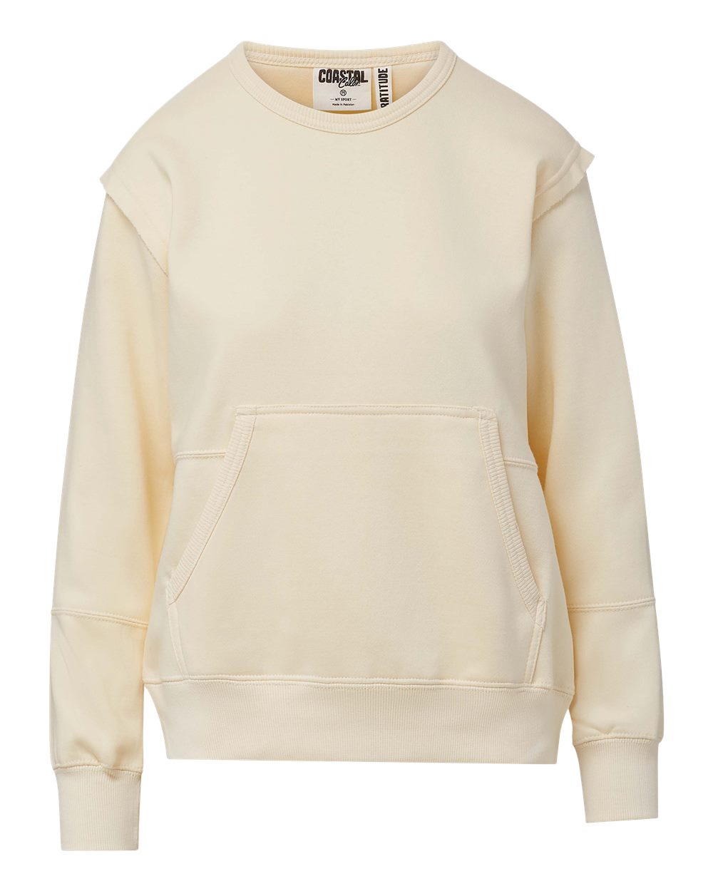 MV Sport Women's Coastal Color™ Sweatshirt. W25167 - Vanilla
