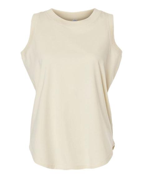 LAT Women's Relaxed Fine Jersey Tank. 3592 - Natural