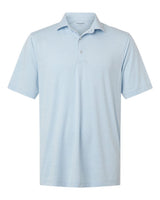 Paragon Men's Bohemian Striped Heather Performance Polo. 162 - Carolina Heather