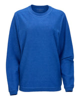 Boxercraft Unisex Corded Crewneck Sweatshirt. D02 - Electric Royal