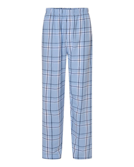 Boxercraft Men's Harley Flannel Pants. BM6624 - Sky Blue Carnegie Plaid