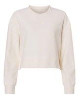 Boxercraft Women's Rib Knit Corded Boxy Crewneck Sweatshirt. BW5102 - Natural