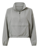 Boxercraft Women's Stretch Woven Quarter-Zip Pullover. BW5204 - Oxford
