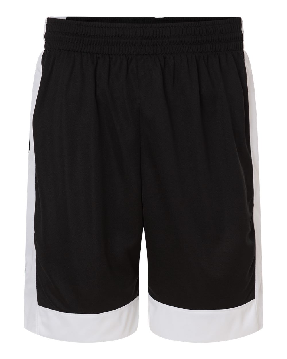 Augusta Sportswear Unisex Match-Up Basketball Shorts. 6889 - Black/ White