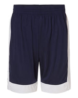 Augusta Sportswear Unisex Match-Up Basketball Shorts. 6889 - Navy/ White