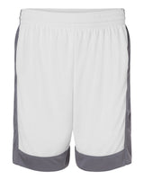 Augusta Sportswear Unisex Match-Up Basketball Shorts. 6889 - White/ Graphite