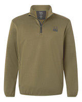 HUK Men's Coldfront+ Quarter-Zip Pullover. H130098 - Overland Heather