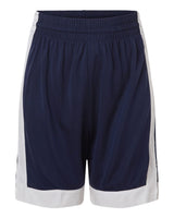 Augusta Sportswear Youth Match-Up Basketball Shorts. 6890 - Navy/ White