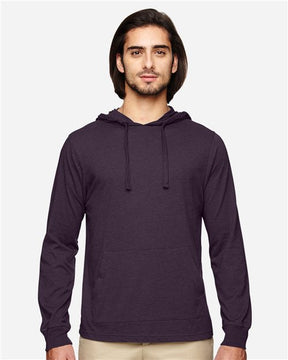 econscious Unisex Eco Jersey Pullover Hooded Long Sleeve T-Shirt. EC1085