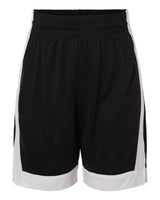 Augusta Sportswear Youth Match-Up Basketball Shorts. 6890 - Black/ White