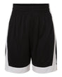 Augusta Sportswear Youth Match-Up Basketball Shorts. 6890 - Black/ White