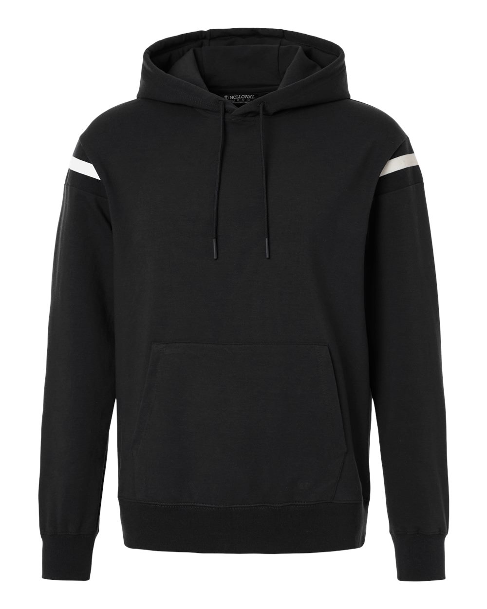 Holloway Unisex Heritage Prep Hooded Sweatshirt. 223526 - Black/ Vanilla
