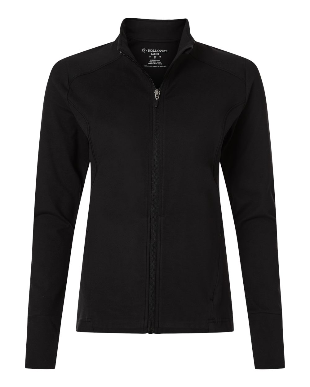 Holloway Women's Eco Revive™ City Flex Full-Zip Jacket. 223765 - Black