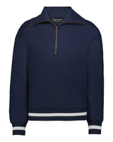 Holloway Women's Heritage Prep Quarter-Zip Pullover. 223782 - Navy/ Vanilla