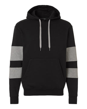 Holloway Unisex Jackson Way Hooded Sweatshirt. 229576 - Black/ Charcoal Heather