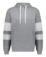 Holloway Unisex Jackson Way Hooded Sweatshirt. 229576 - Charcoal Heather/ White