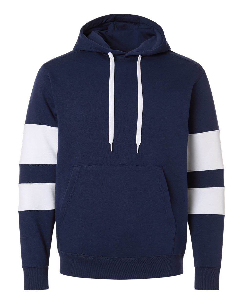 Holloway Unisex Jackson Way Hooded Sweatshirt. 229576 - Navy/ White