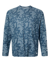 HUK Men's Lopro Running Lakes Long Sleeve T-Shirt. H12L0017 - Titanium Blue